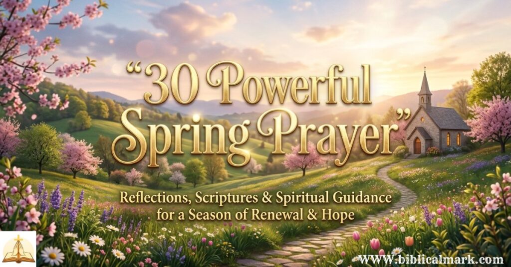 30 Powerful Spring Prayer