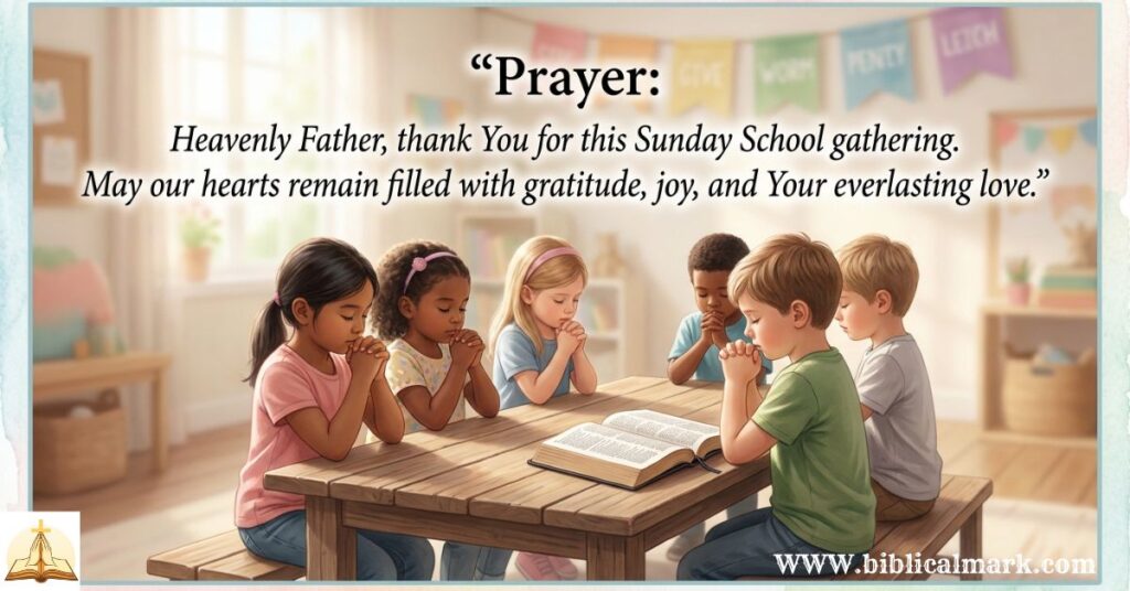 30 Powerful Sunday School Closing Prayer 1