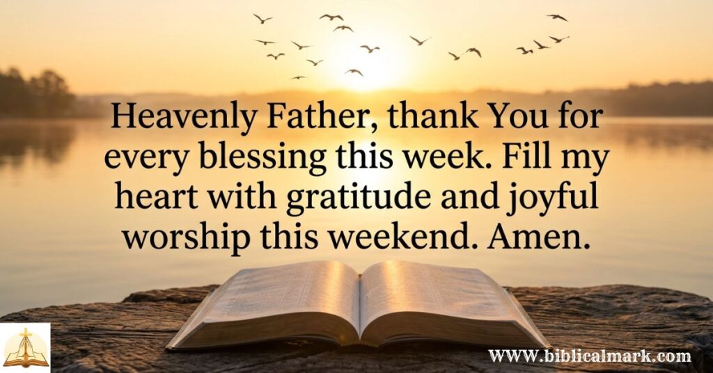 30 Powerful Weekend Prayer 1