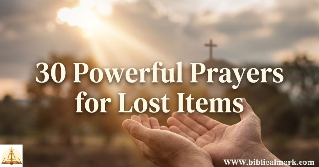 30 Powerful Prayers for Lost Items