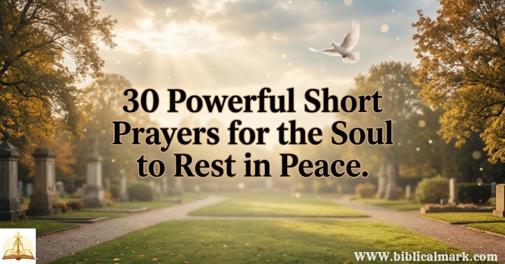 30 Powerful Short Prayers for the Soul to Rest in Peace