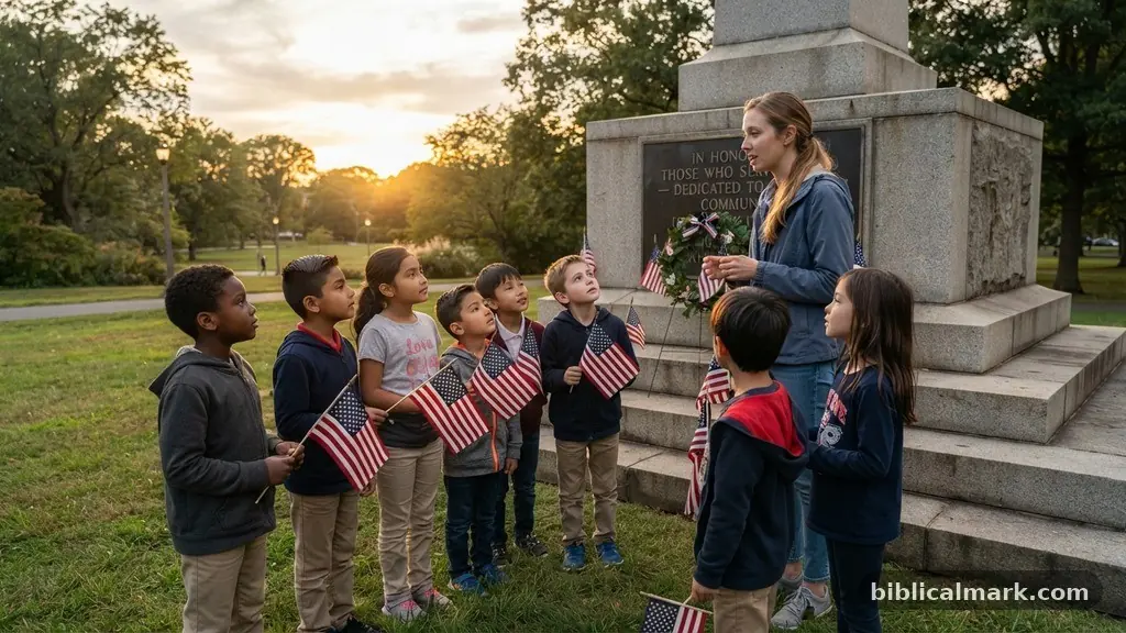 Powerful bible verse memorial day prayer for children to understand remembrance