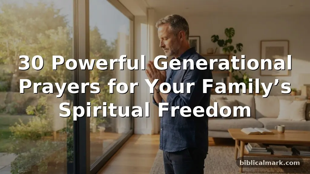 30 Powerful Generational Prayers for Your Family’s Spiritual Freedom
