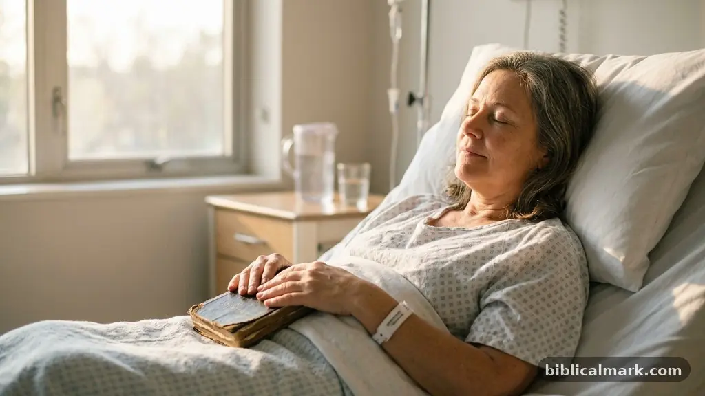 Calming powerful prayer for after surgery for managing pain and anesthesia recovery