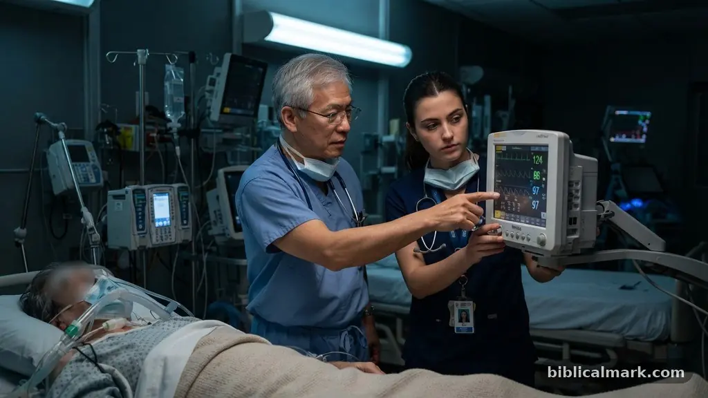 A powerful prayer for someone in icu regarding medical staff guidance
