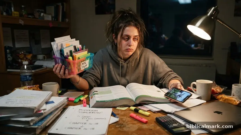 Funny and relatable powerful prayer for studying during procrastination