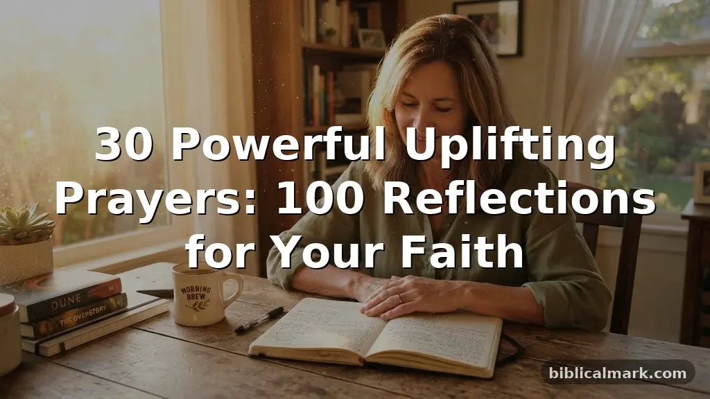 30 Powerful Uplifting Prayers: 100 Reflections for Your Faith